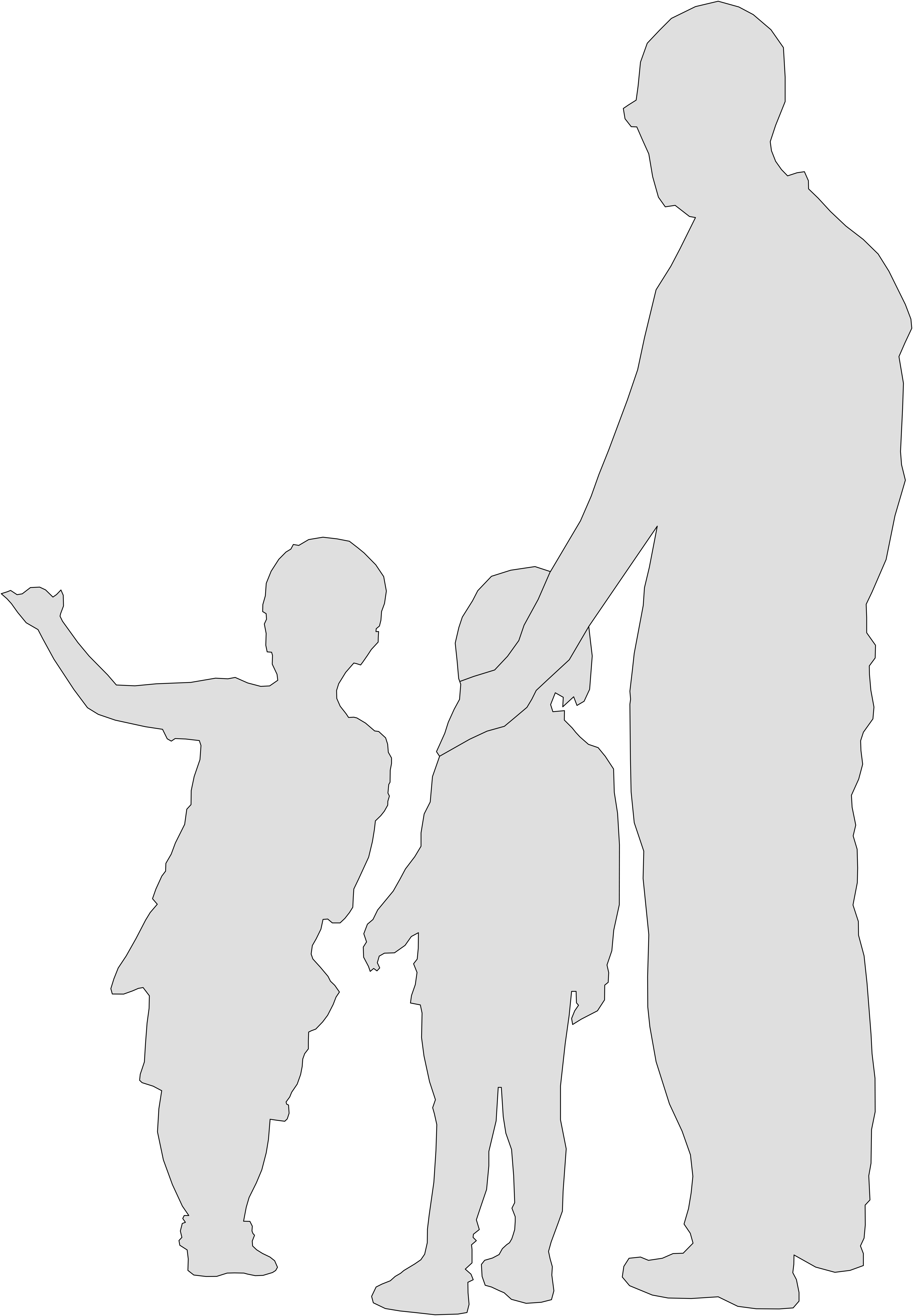 Man with his grandchildren