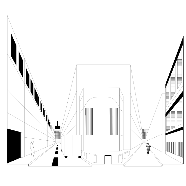 random sidewalk in Paris