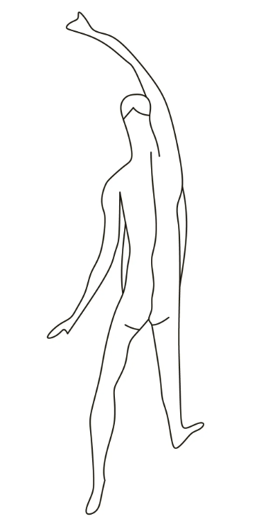 Looks like man snapping and Swaying to the Side.