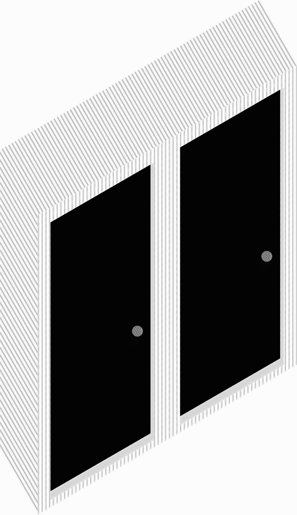 Striped Contrast Door Axon