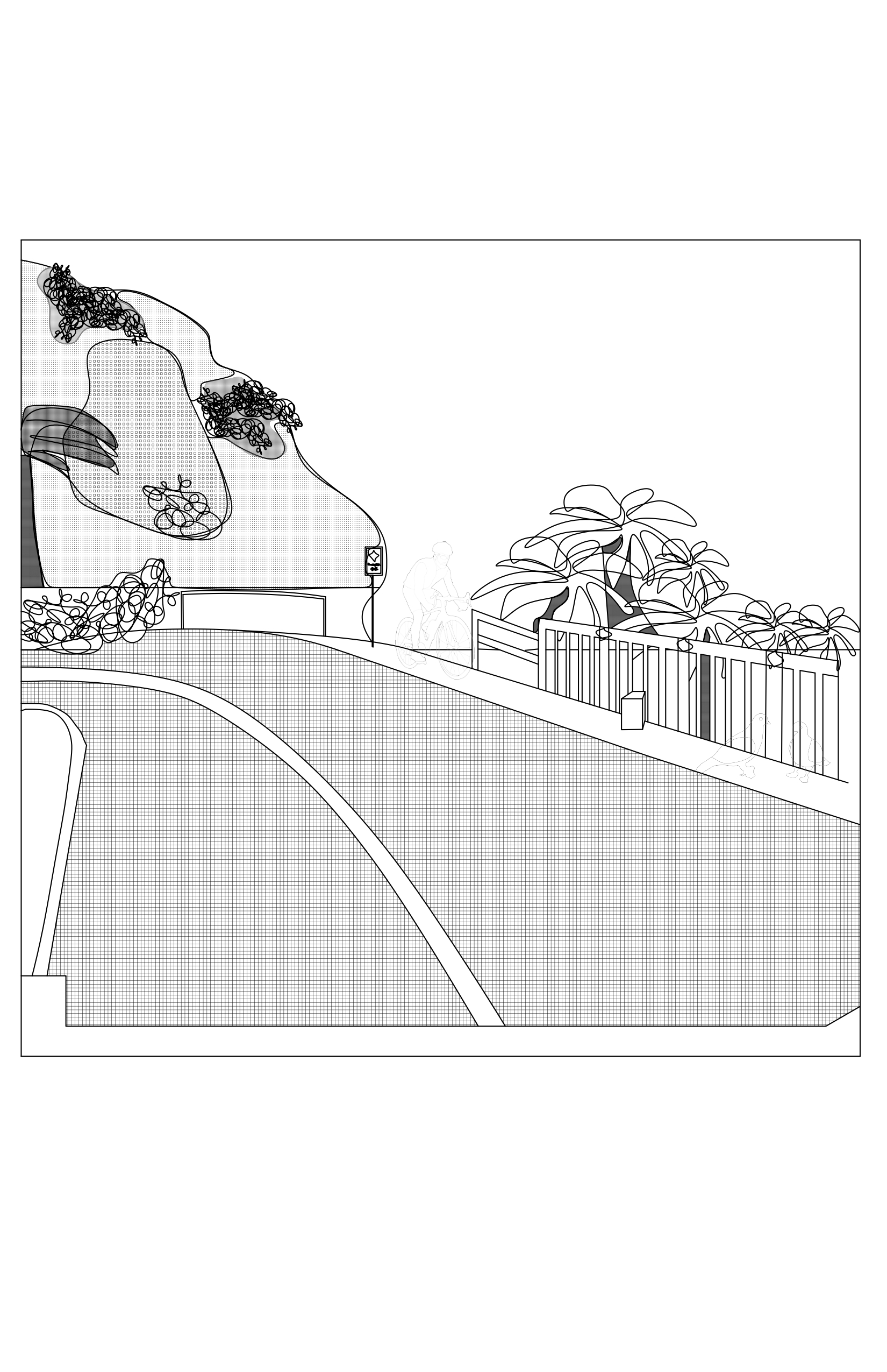 Sidewalk n Campania region of Italy