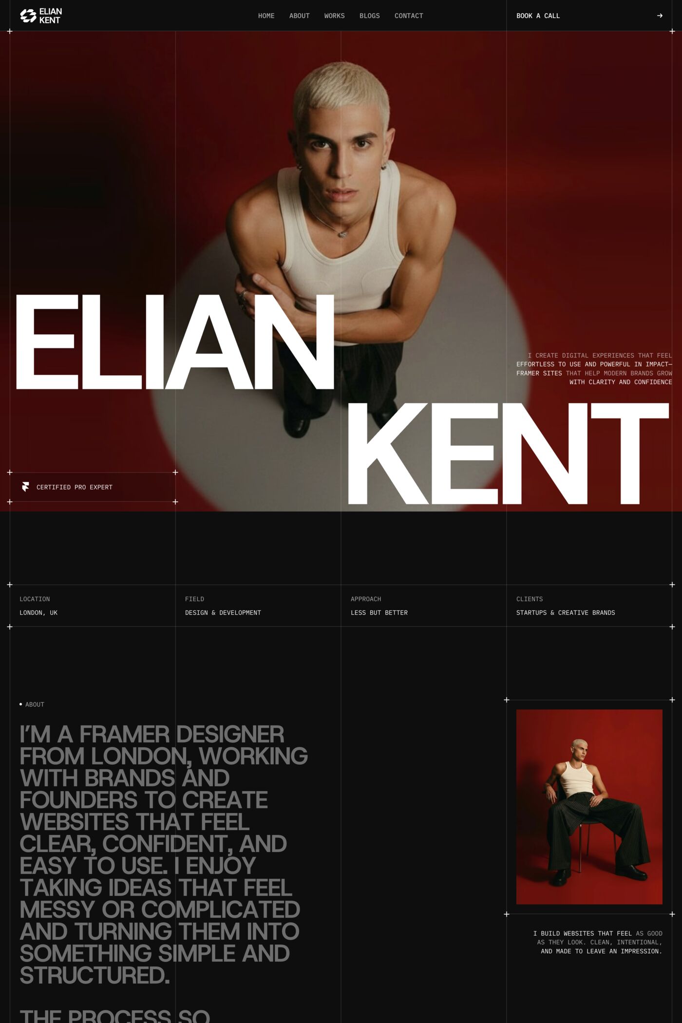 Elian Kent template screenshot