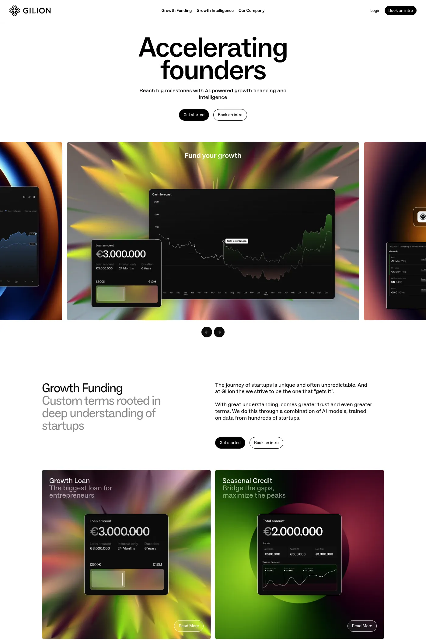 Gilion website screenshot