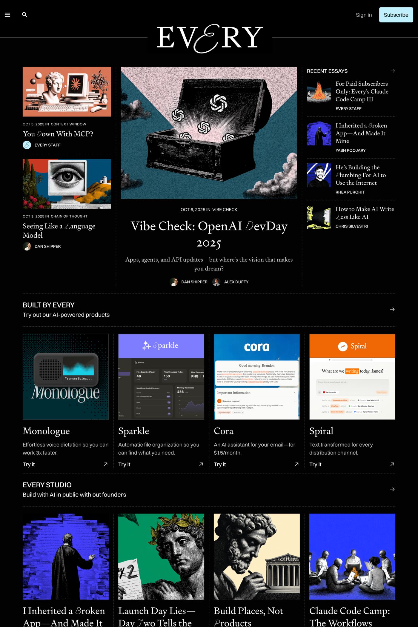 Every website screenshot