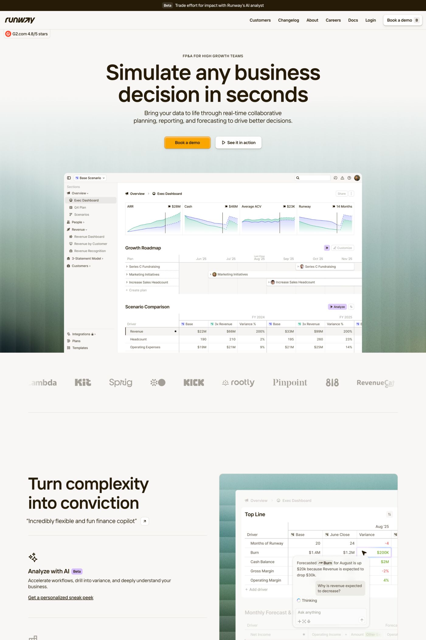 Runway website screenshot