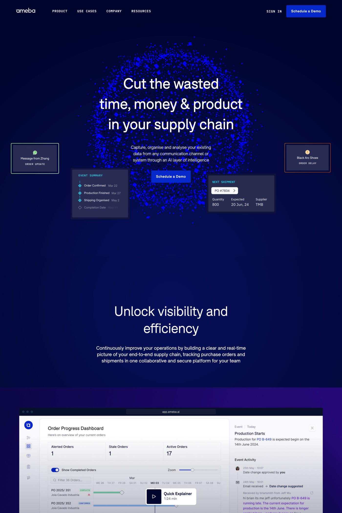 Ameba website screenshot