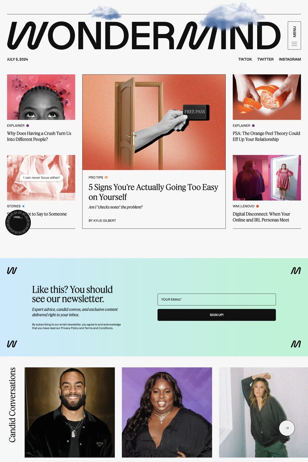 Wondermind website screenshot