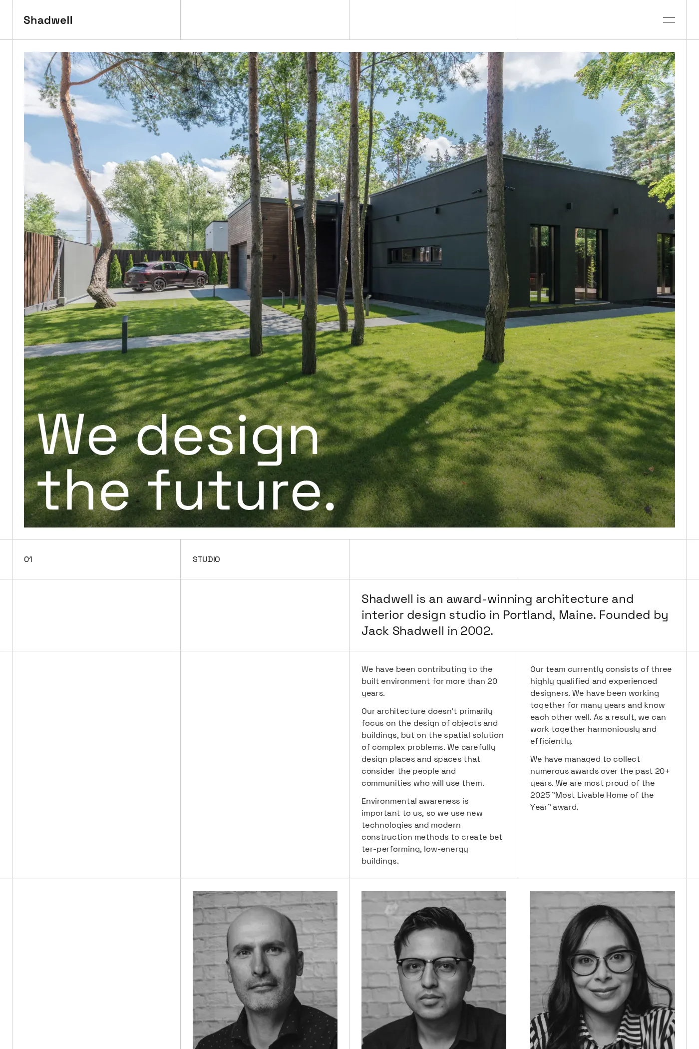 Shadwell template screenshot