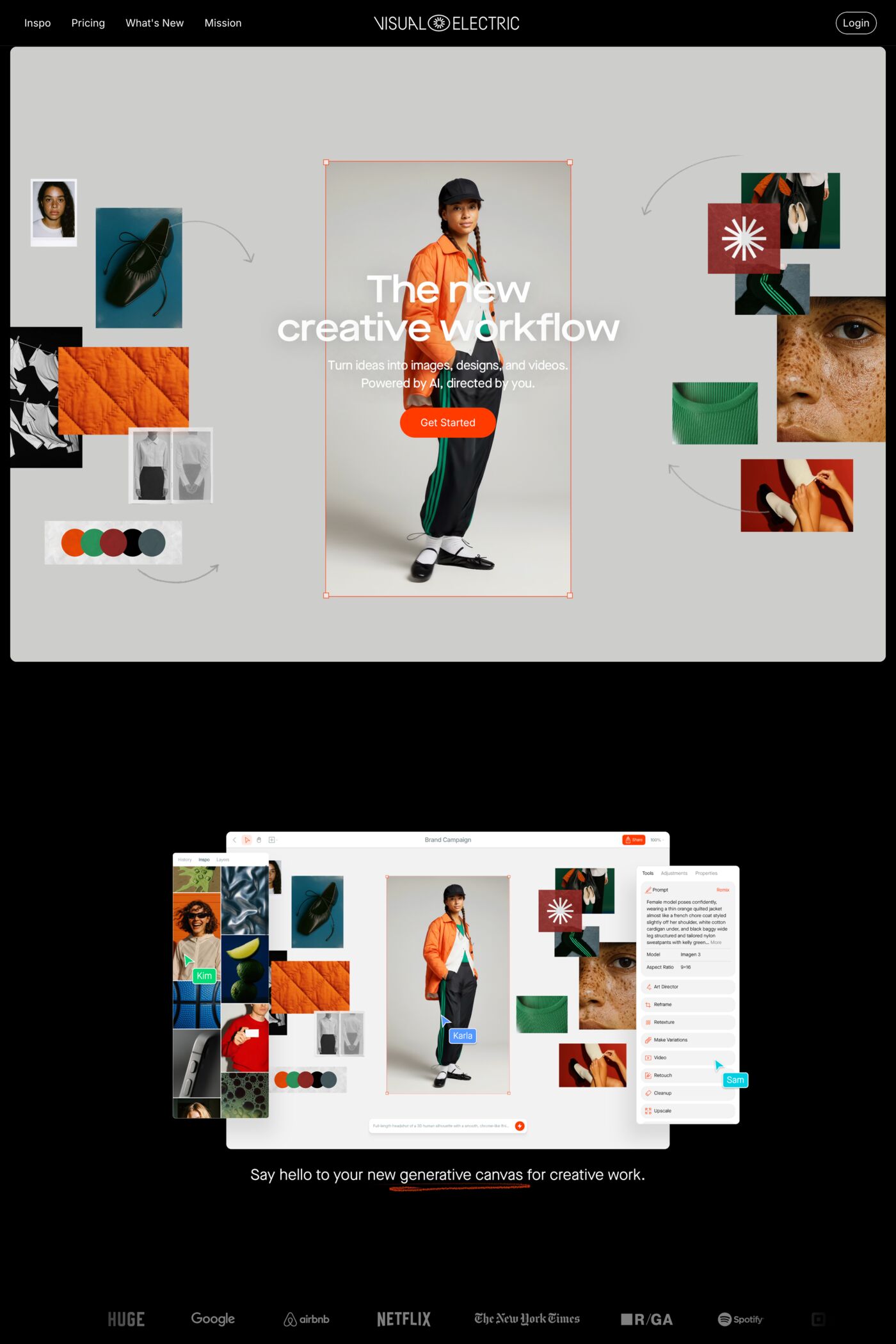 Visual Electric website screenshot