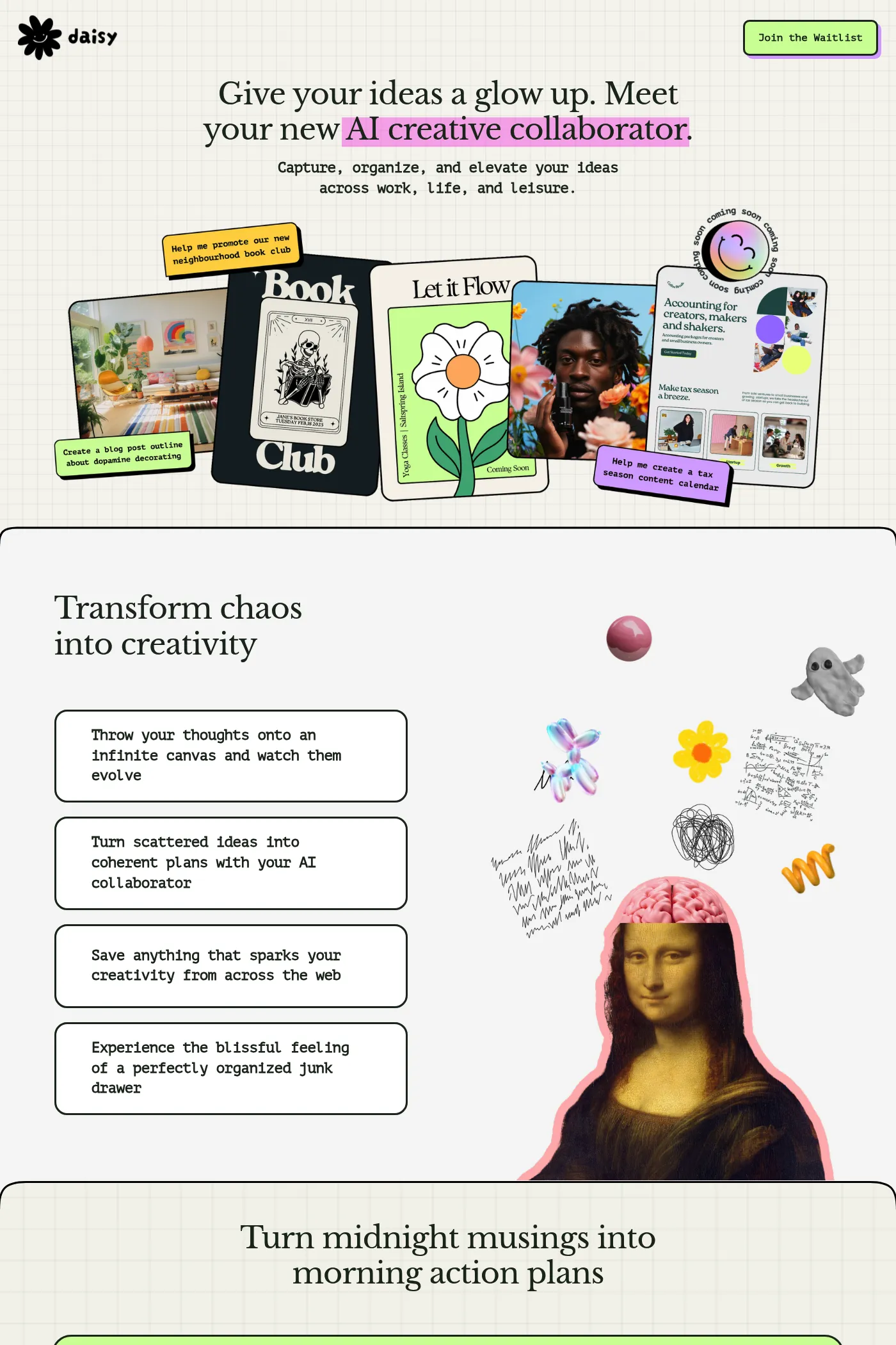 Daisy AI website screenshot