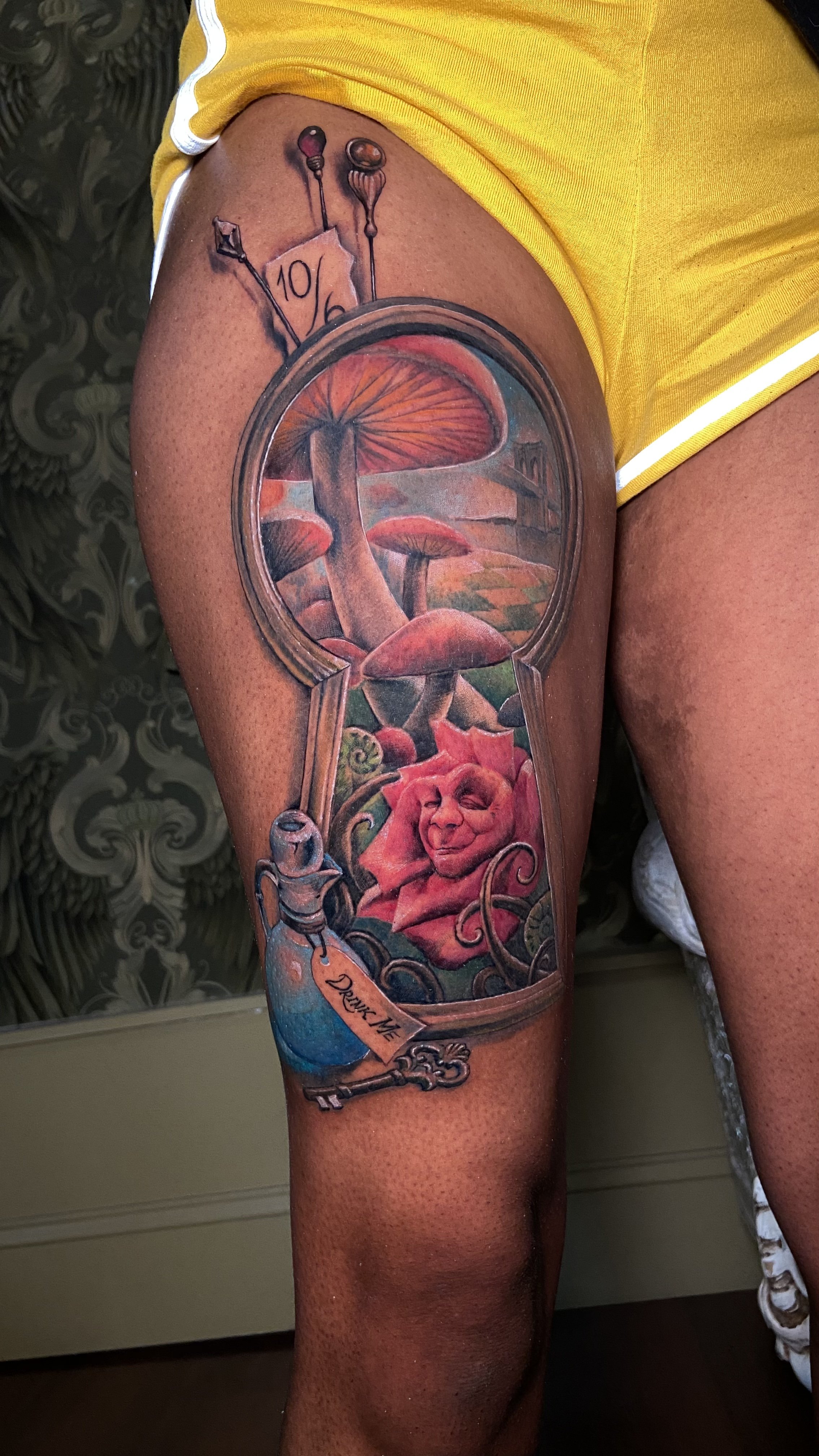 Alice and wonderland type keyhole with 