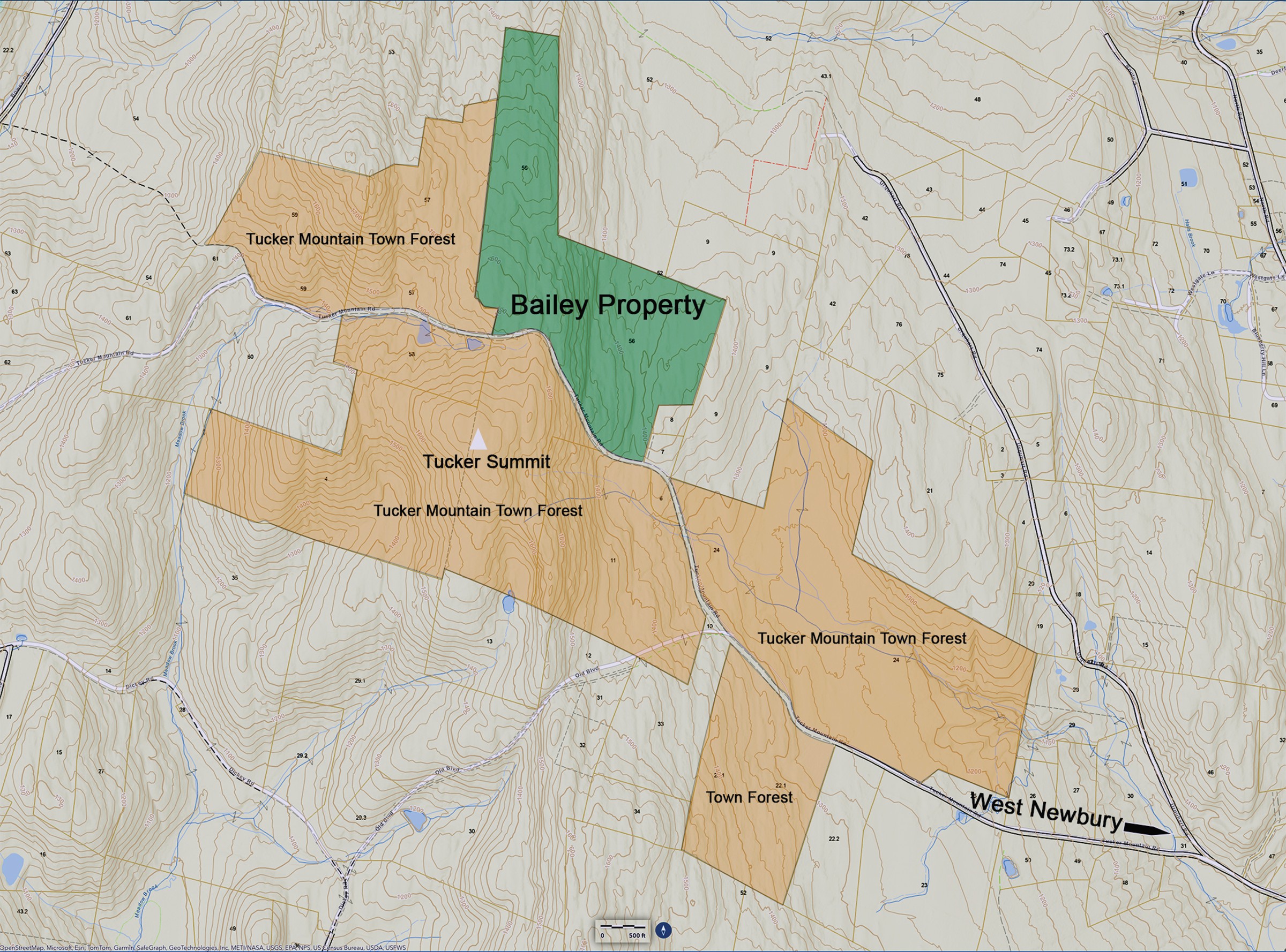 Addition to Newbury Tucker Mountain Town Forest Being Considered