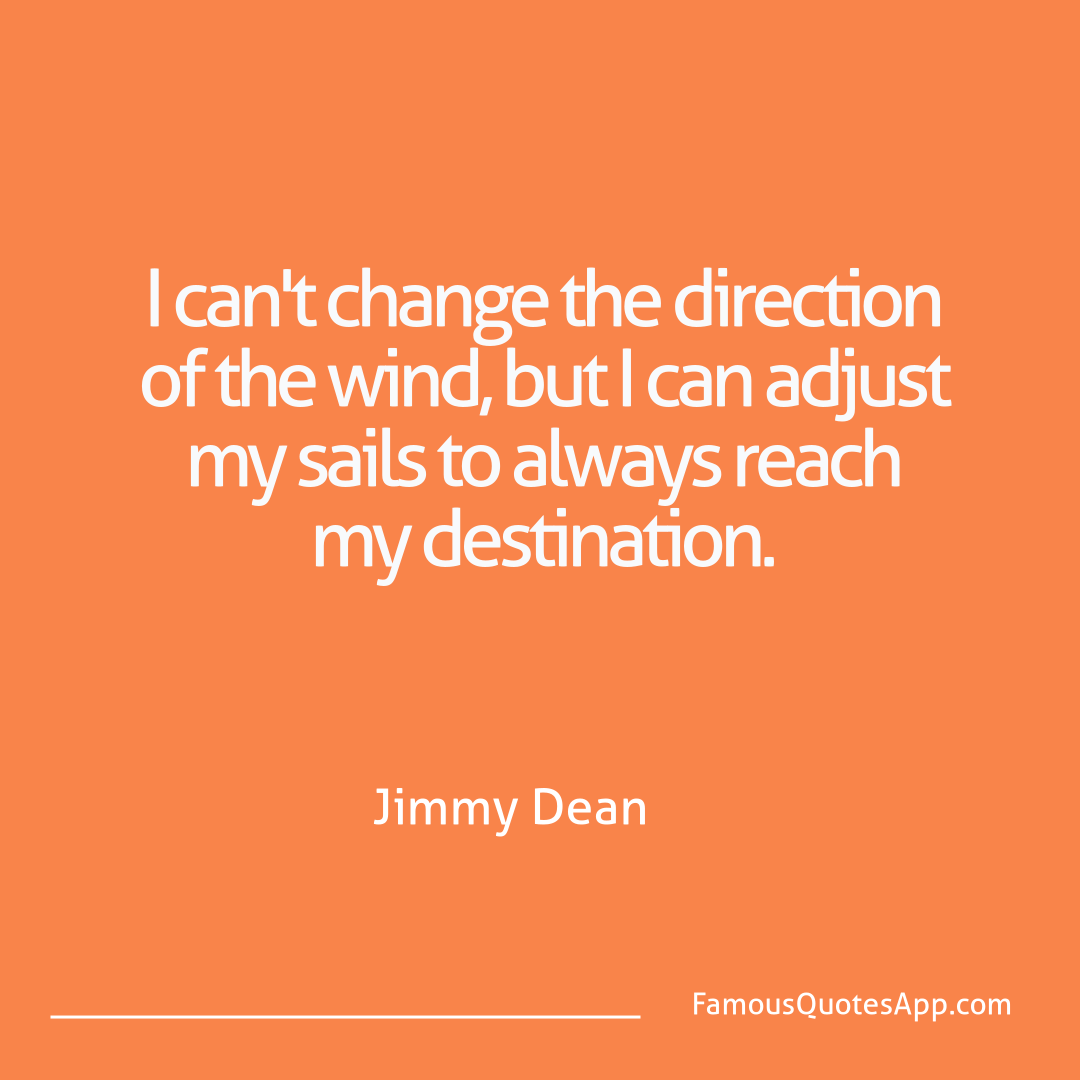 Motivation Jimmy Dean I can't change the d