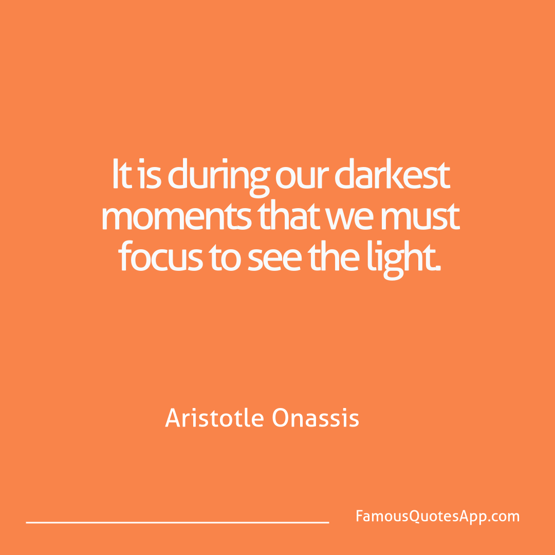 Failure Aristotle Onassis It is during our dar