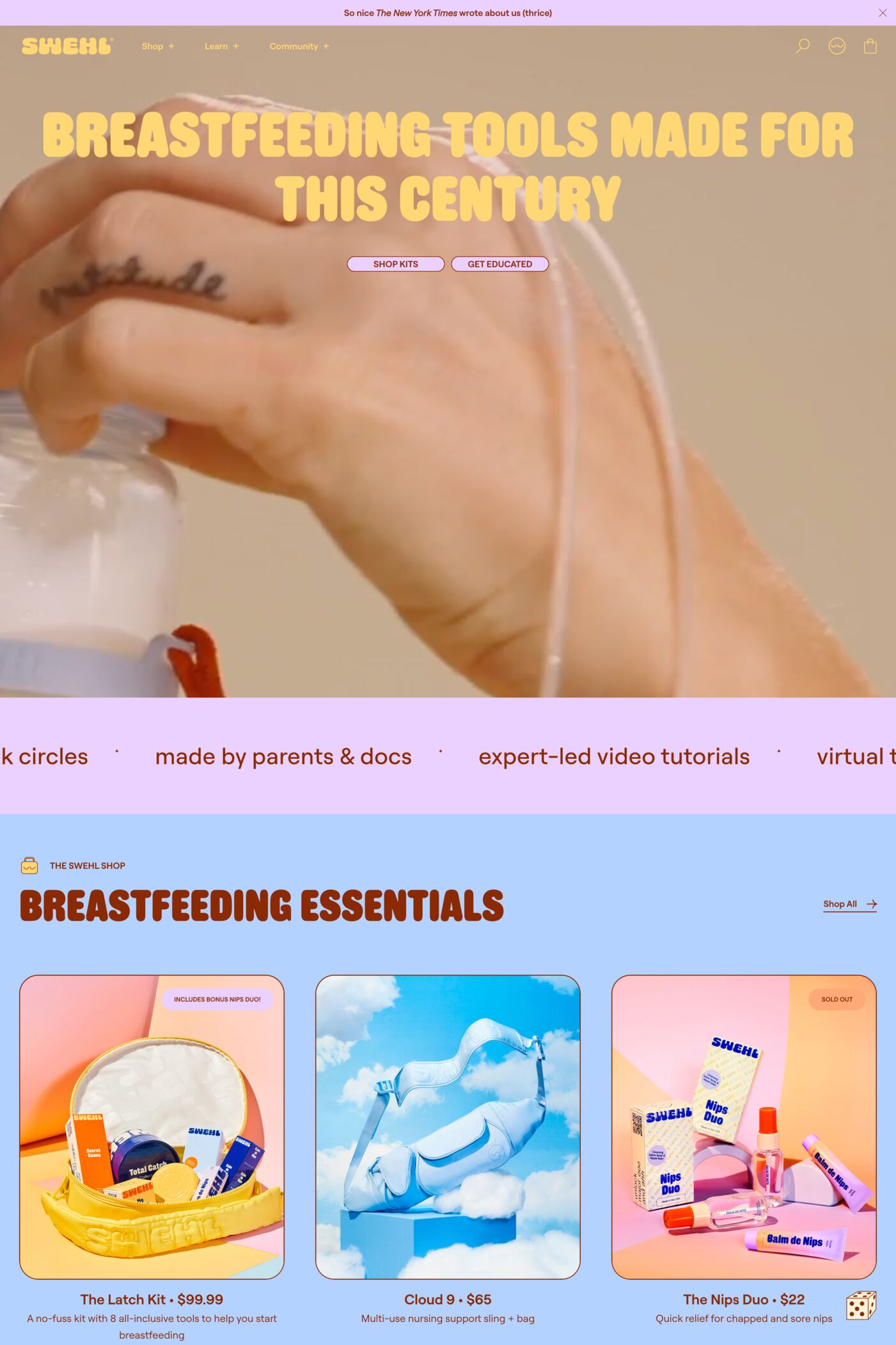 Swehl website screenshot