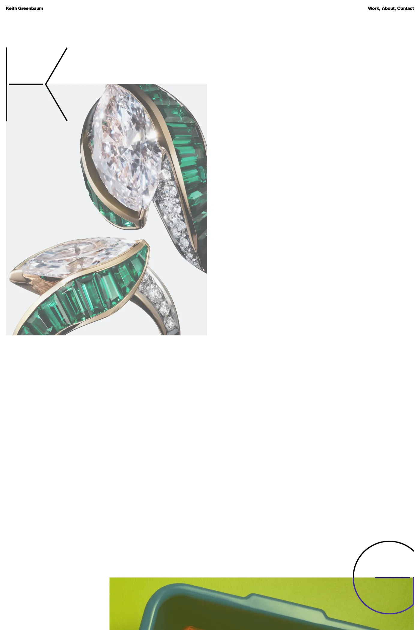 Keith Greenbaum website screenshot