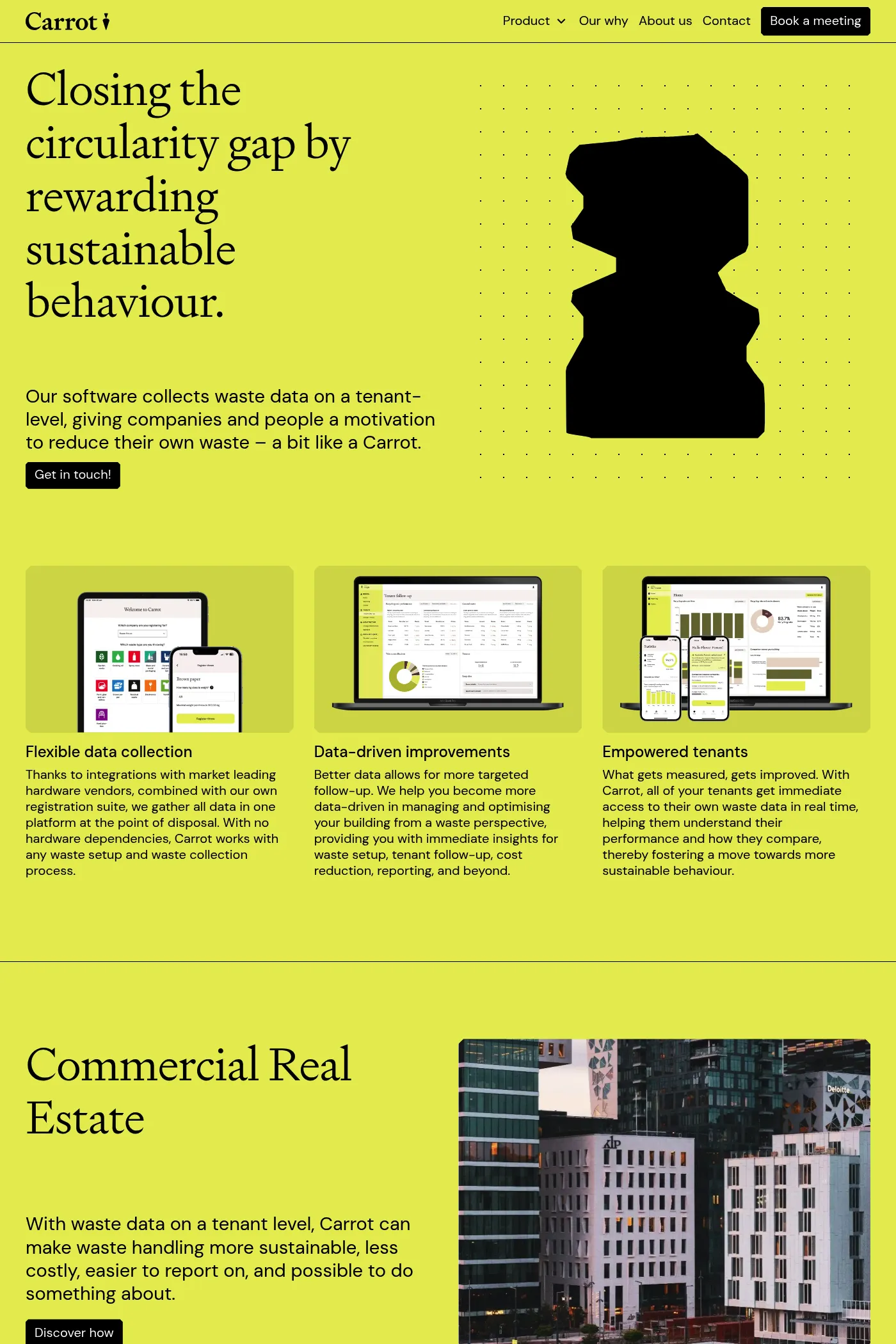 Carrot website screenshot