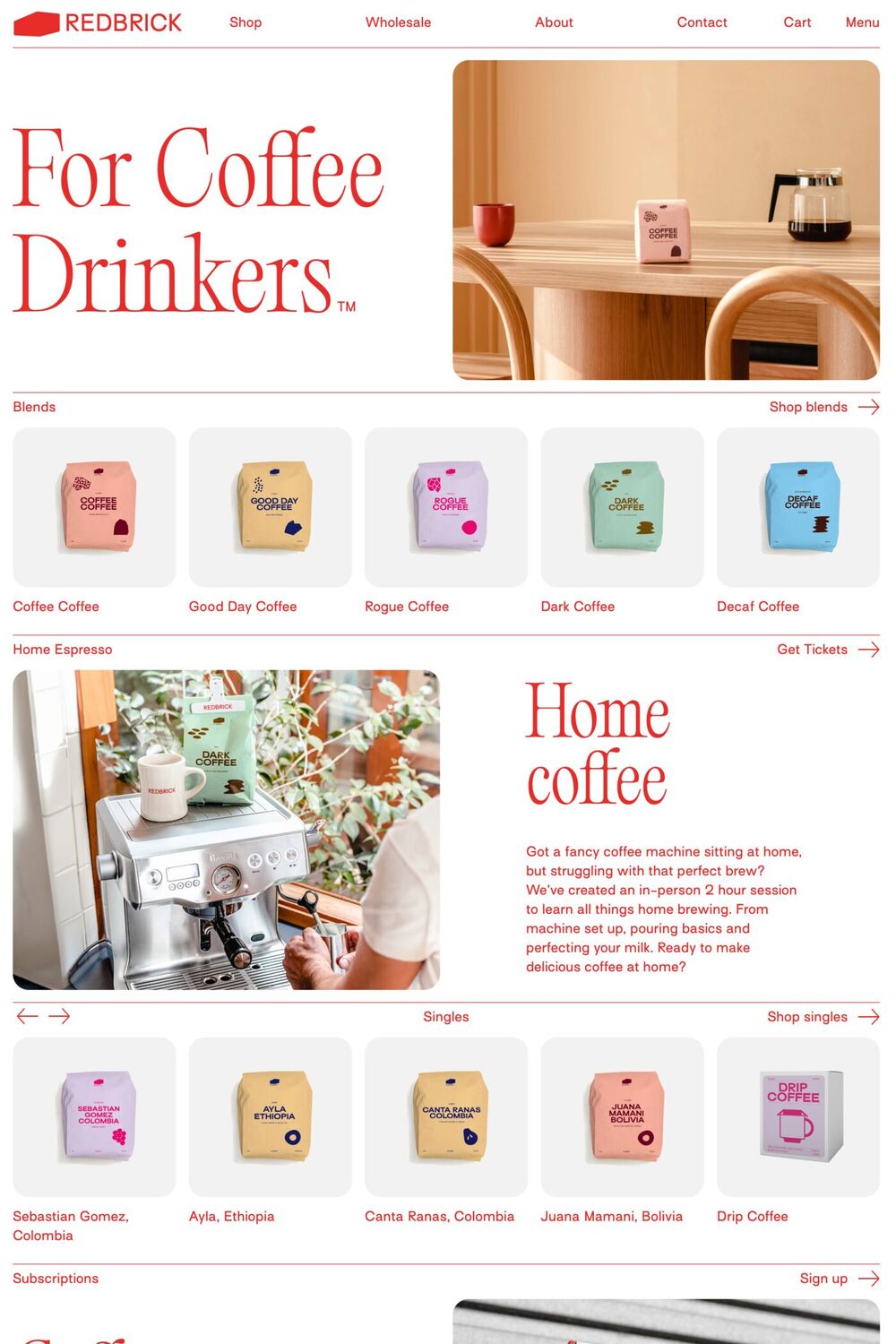 Redbrick website screenshot