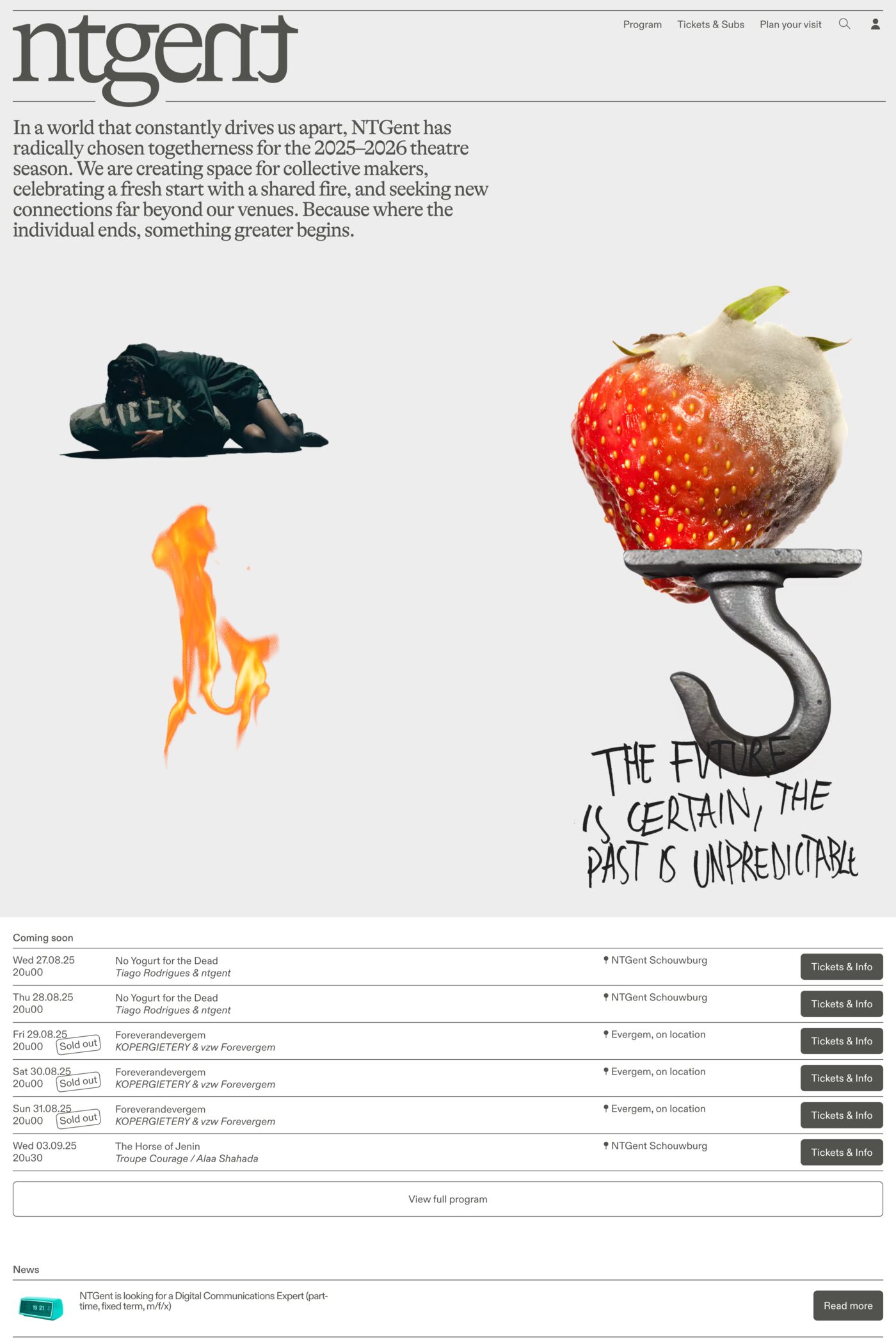 NTGent website screenshot