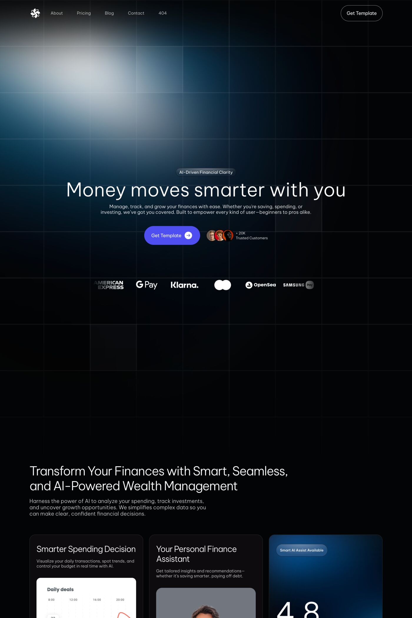 FinSight template screenshot