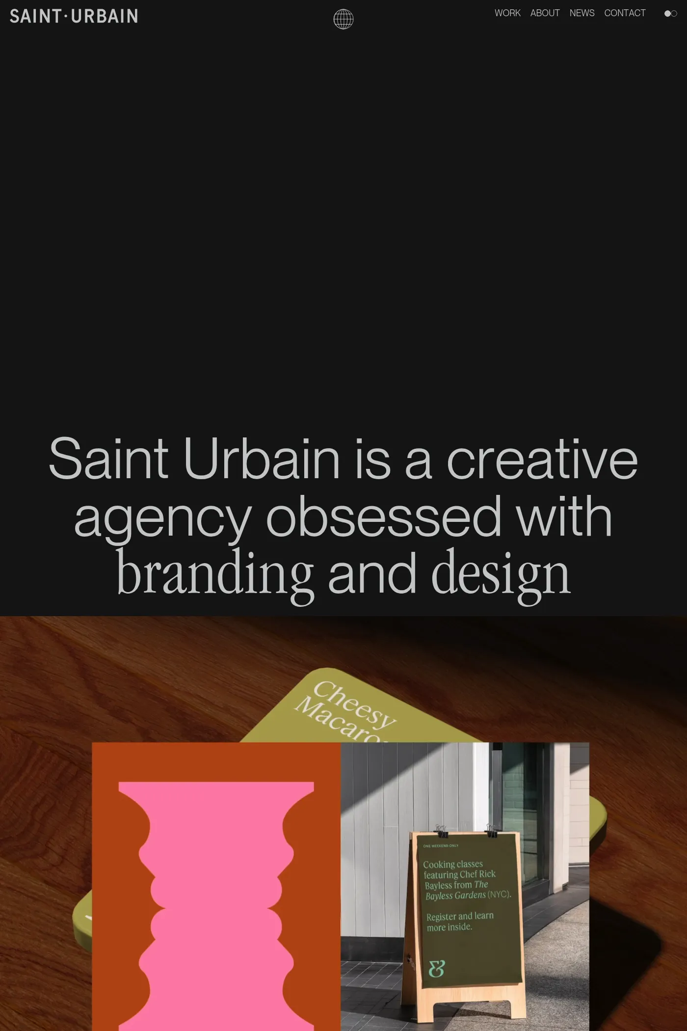 Saint Urbain website screenshot