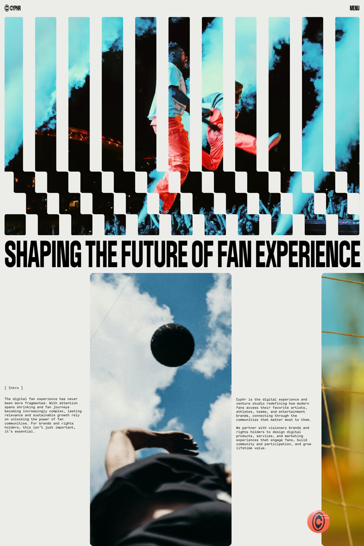 Cyphr website screenshot