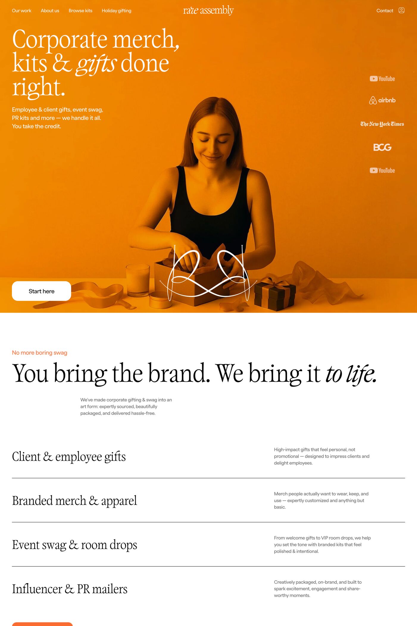 Rare Assembly website screenshot