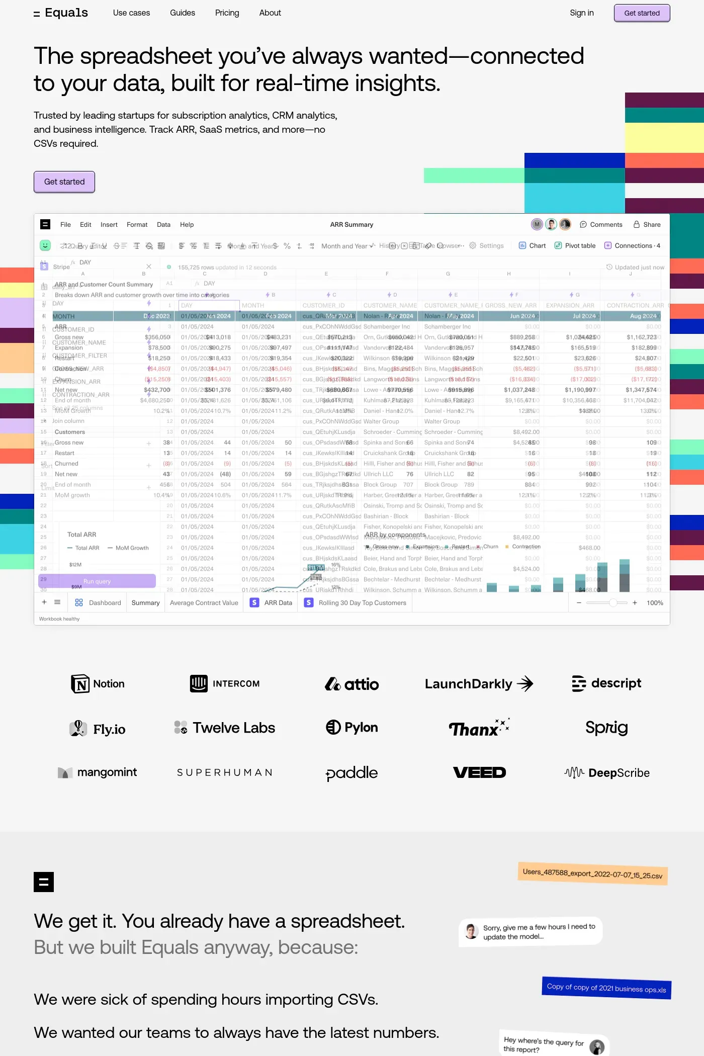 Equals website screenshot