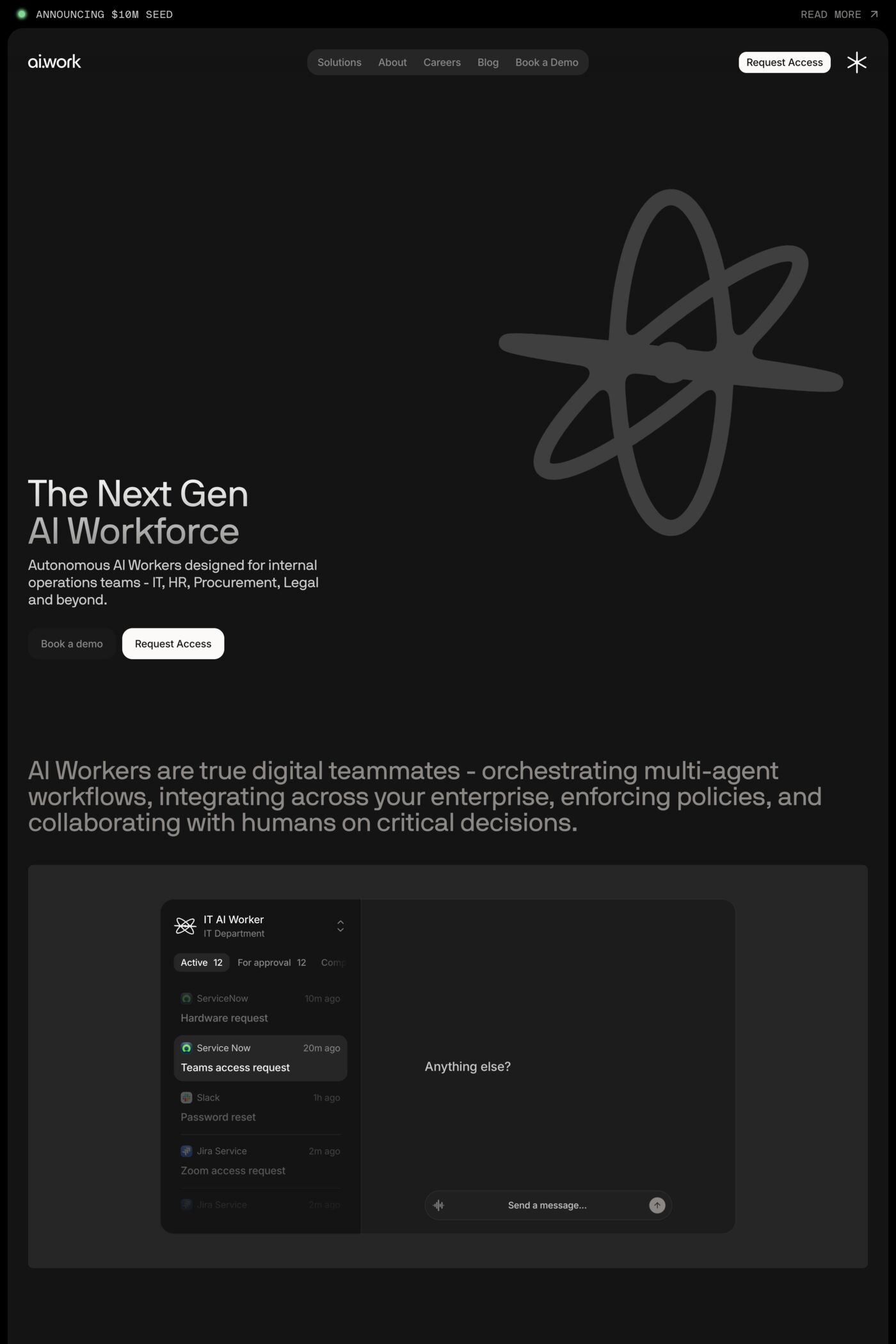 ai.work website screenshot