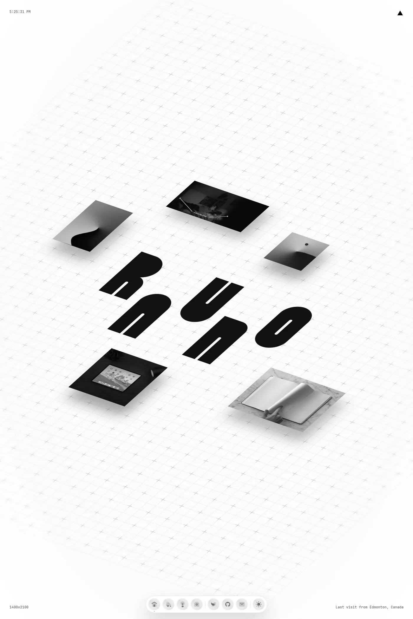 Rauno Freiberg website screenshot