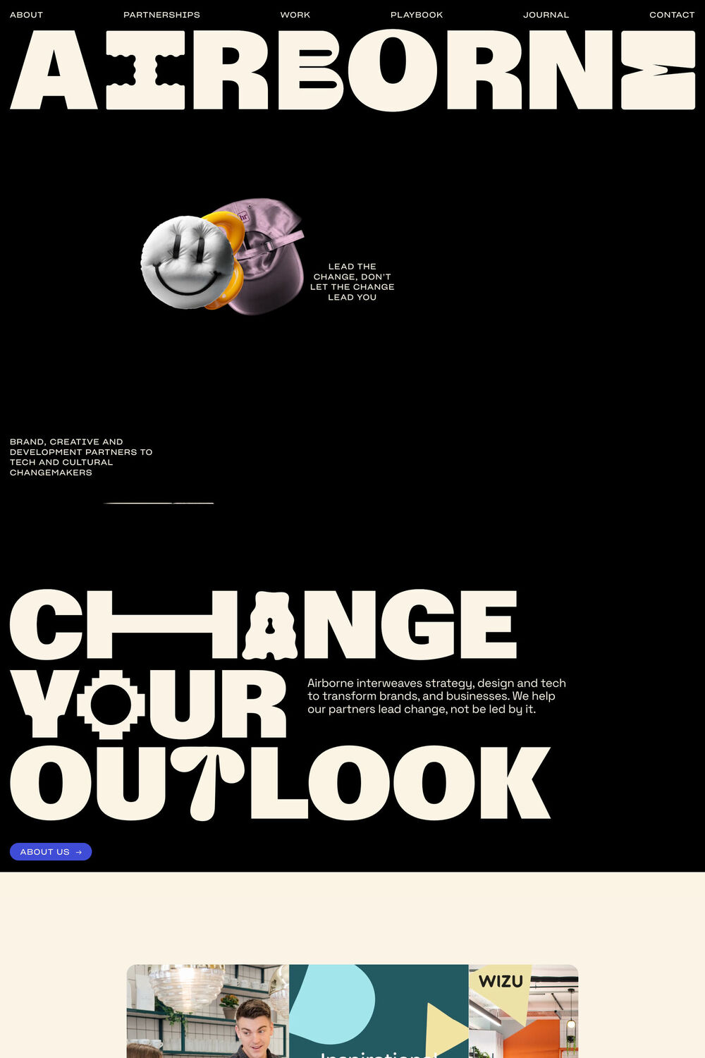 Airborne website screenshot