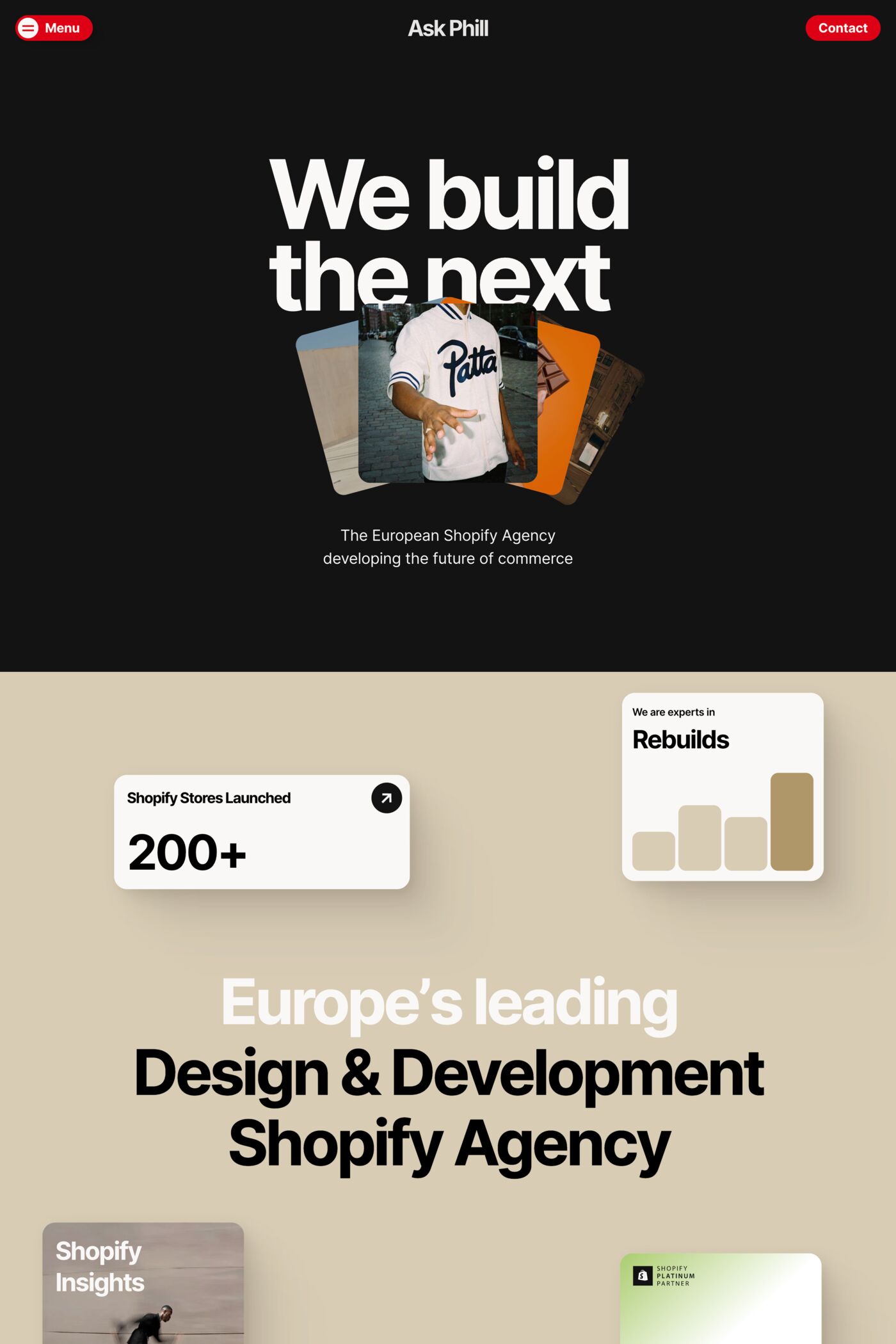 Ask Phill website screenshot