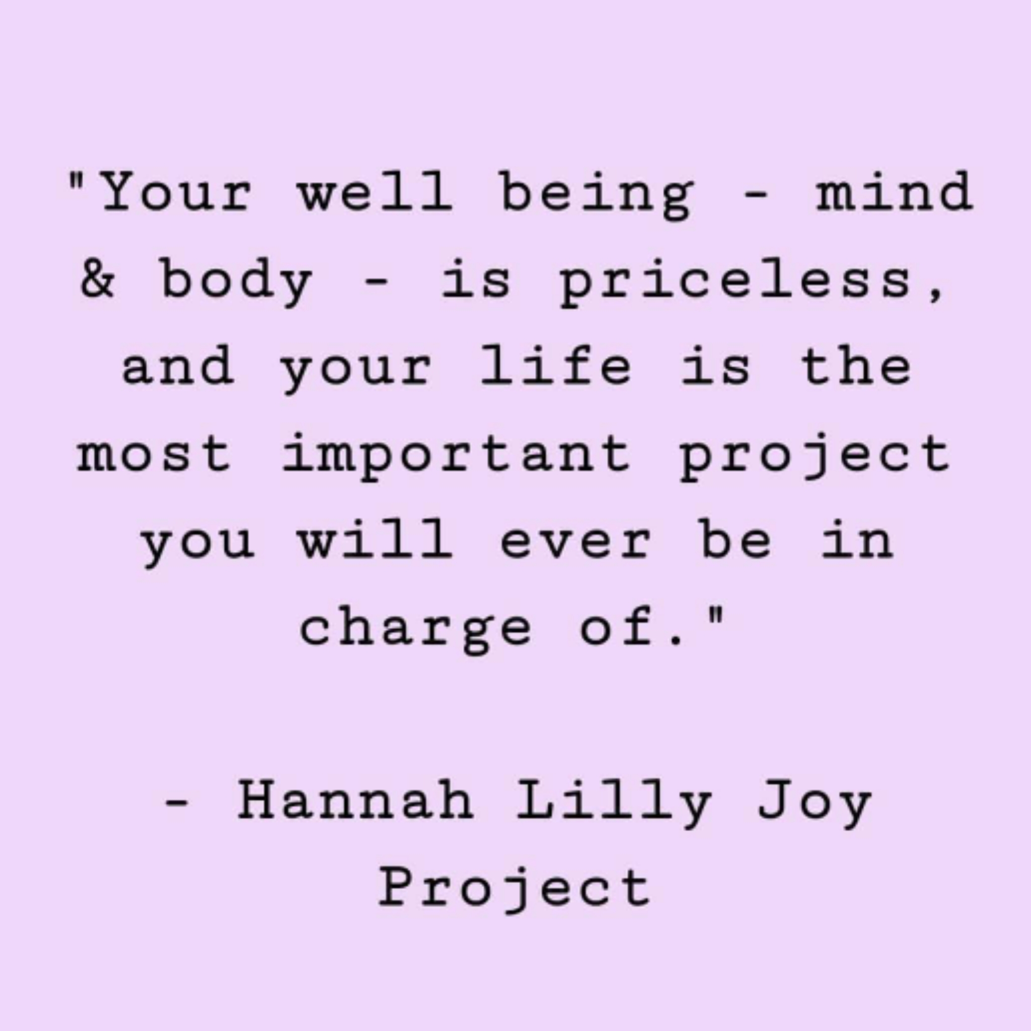 Self Care is Not Selfish