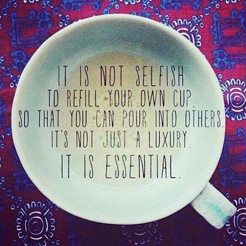 Fill Up Your Cup First