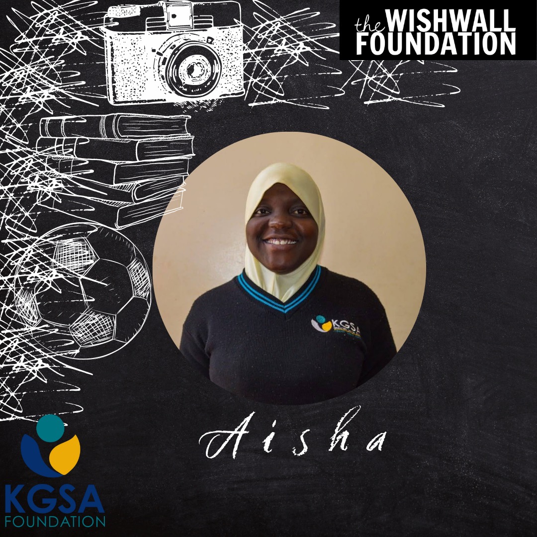 Celebrate Aisha - 3rd top student in her class!