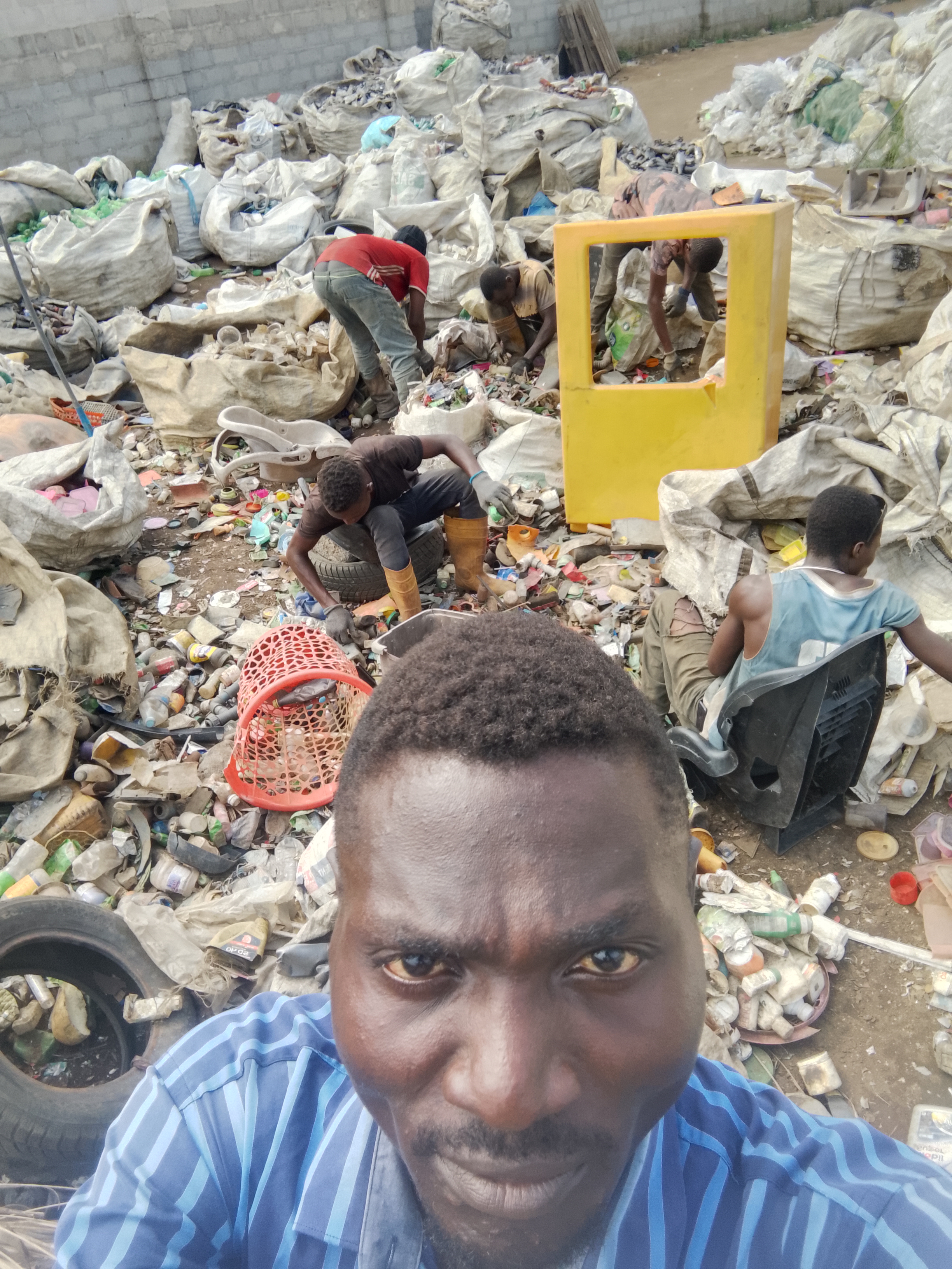 lifting my country youths from poverty as i clean my endangered planet