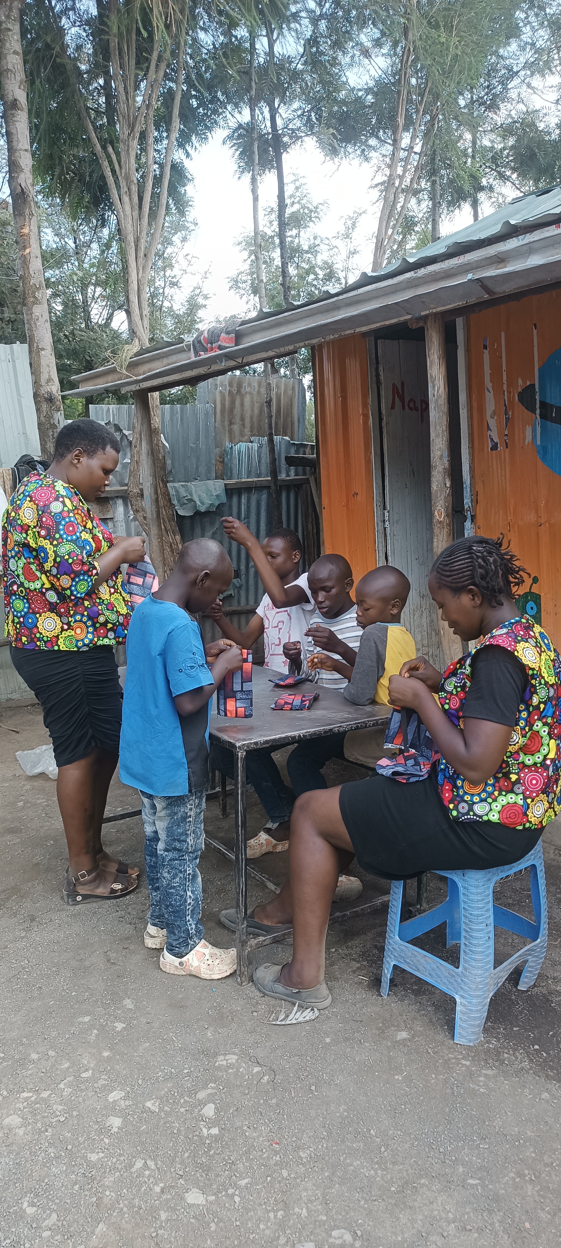 ENGAGE CHILDRENS HOMES IN NANYUKI, KENYA WITH LIFE SKILLS LESSONS AND ART/CRAFT FOR WHOLISTIC GROWTH