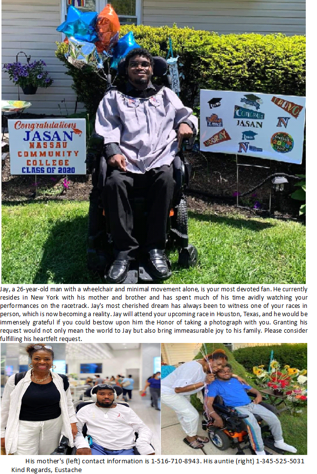 Help Jasan Meet and take a picture with Yuki Tsunoda in Houston, Texas