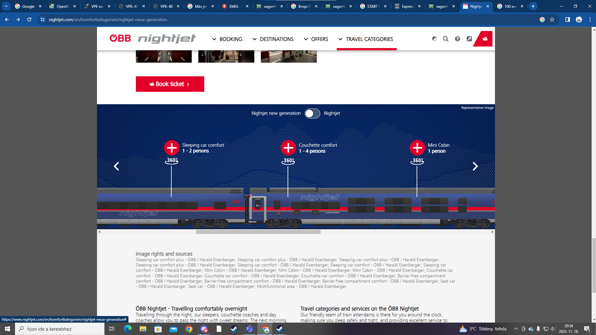 &Ouml;BB Nightjet new generation