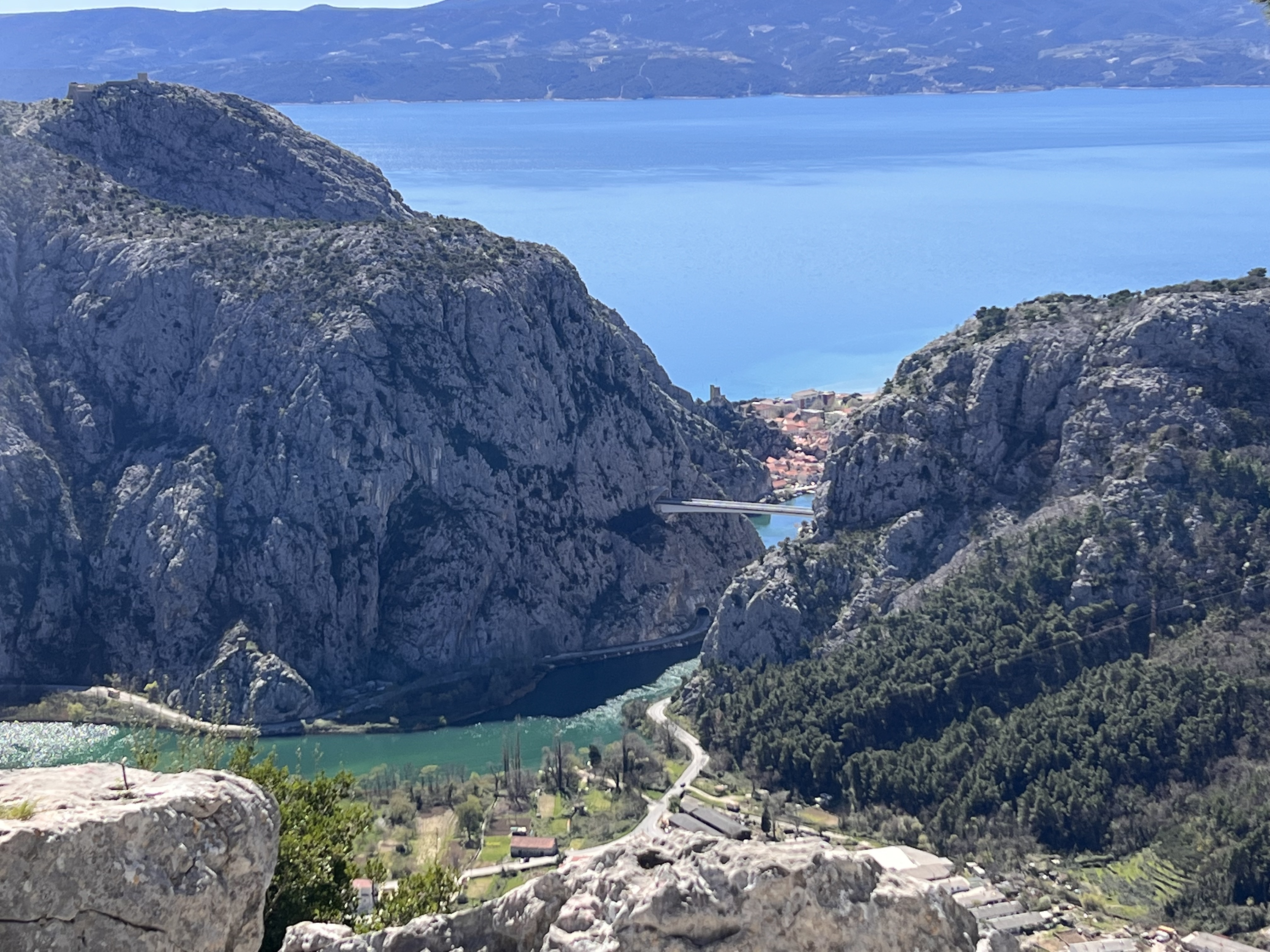 Les points forts da vieille ville de Omiš