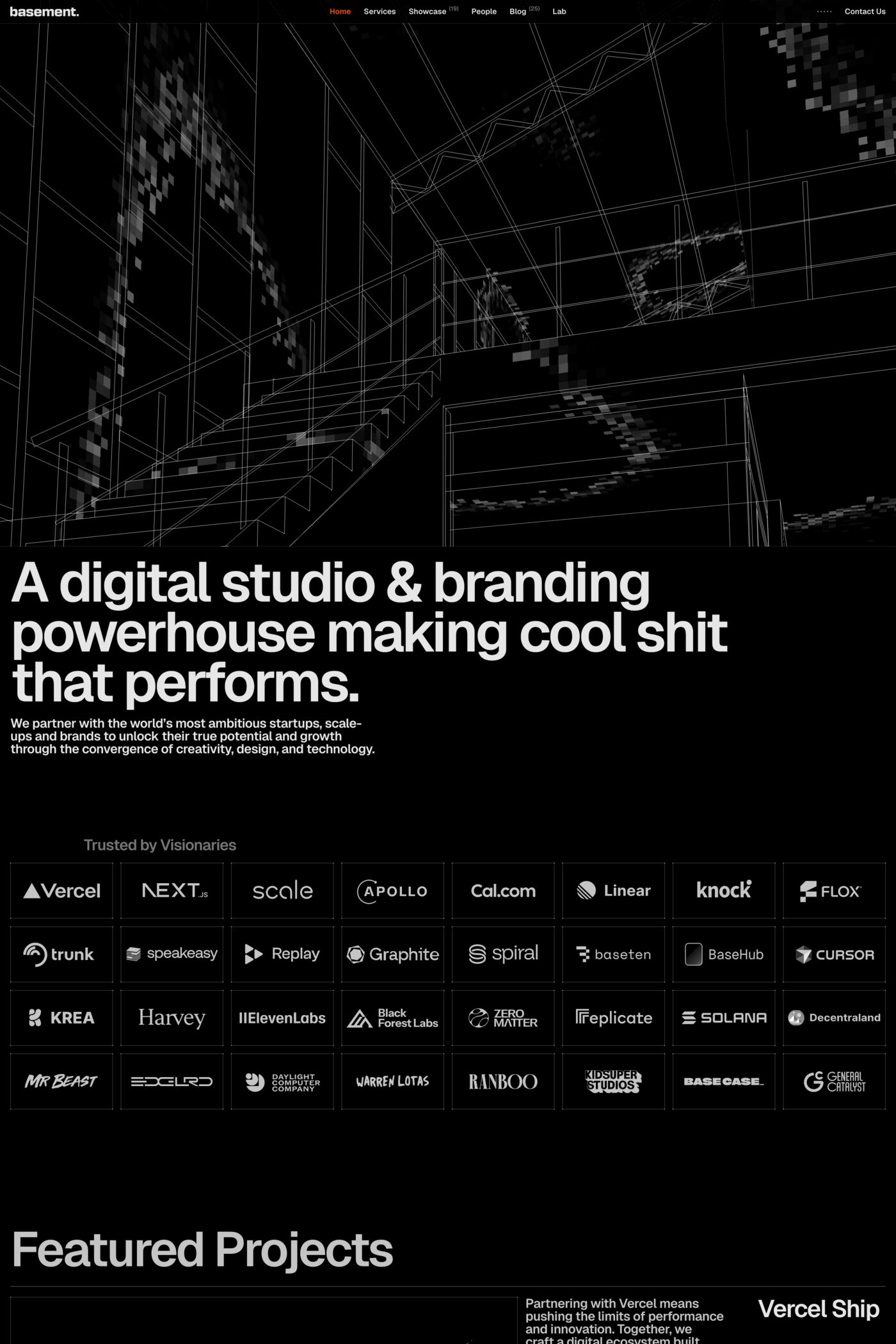 basement.studio website screenshot