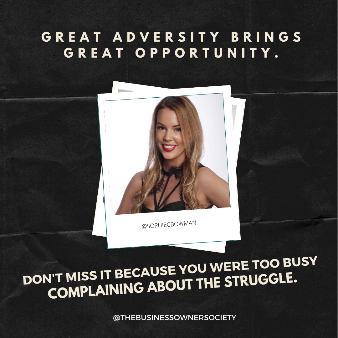 Silver Lining: Great Adversity Brings Great Opportunity