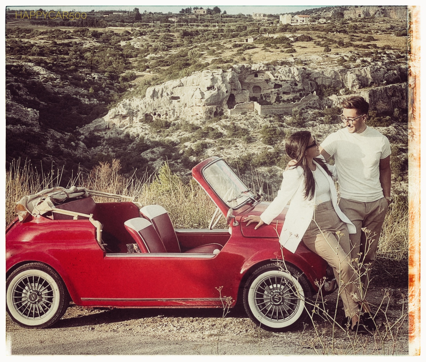 Vintage tour guidando la Fiat 500 Spiaggina con Fabio - Image 1