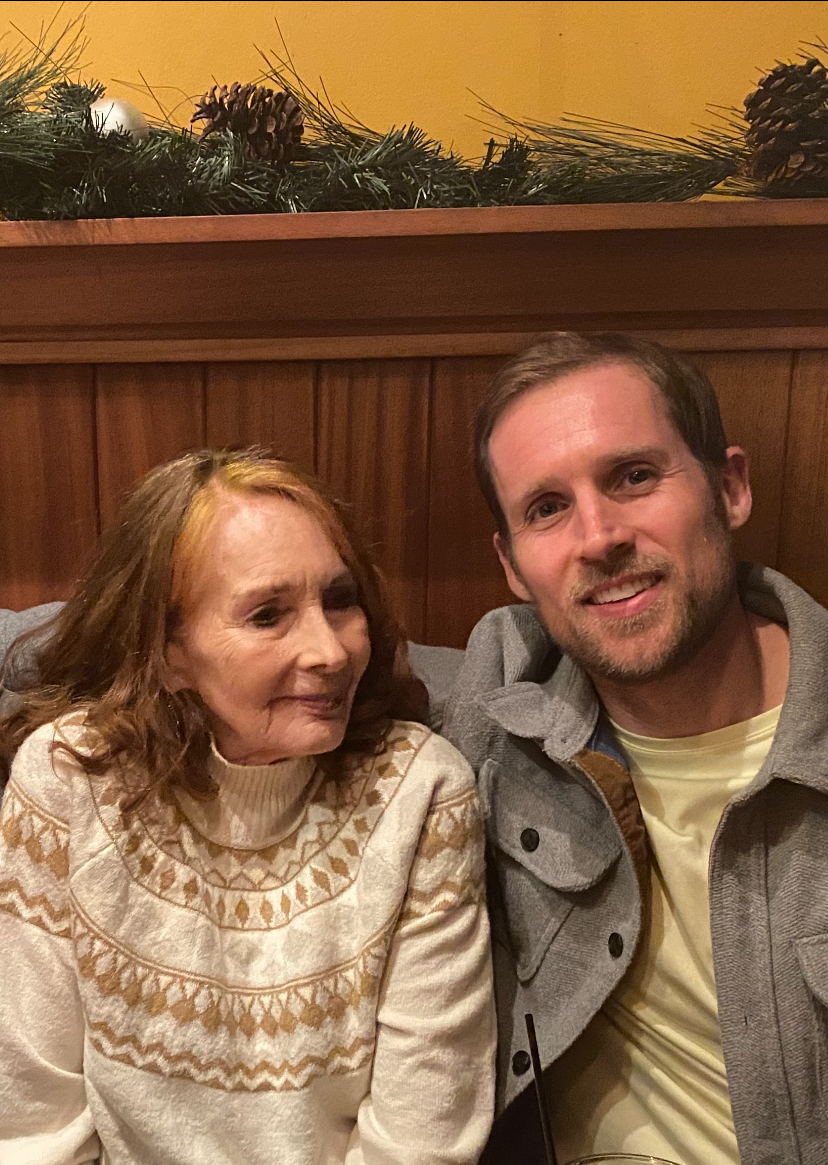 My mom to smile again