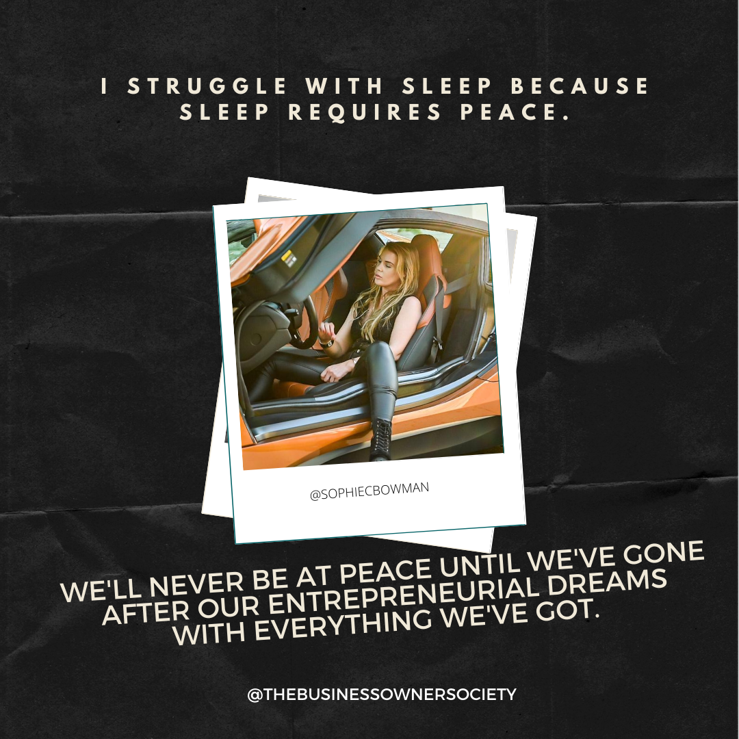 THE REAL REASON WHY YOU CAN'T SLEEP AT NIGHT