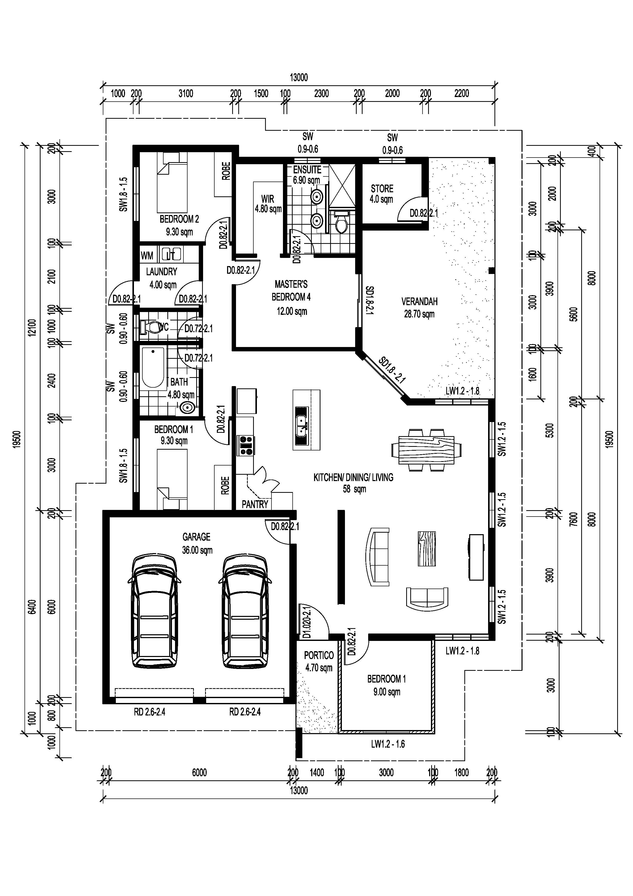 Moreton (Skillion Roof)