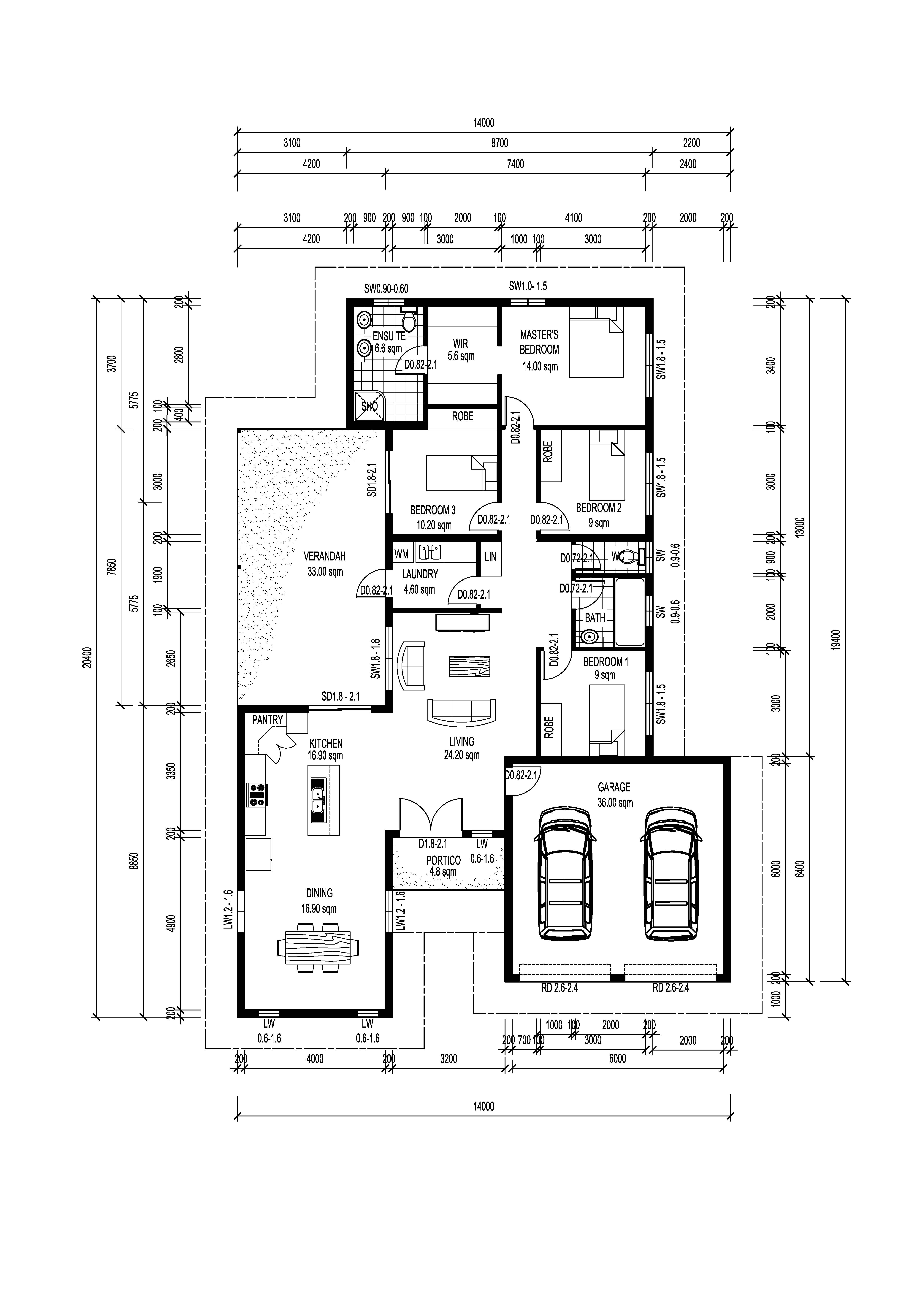 Goulburn 3 (Skillion Roof)