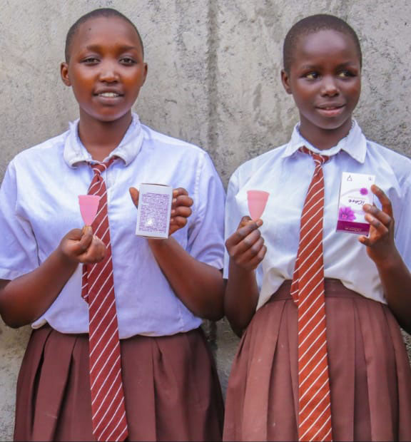 "Empowering Girls, One Cup at a Time! Let's Break the Cycle of Period Poverty in Rural Kenya Together!  #MenstrualCupRevolution"