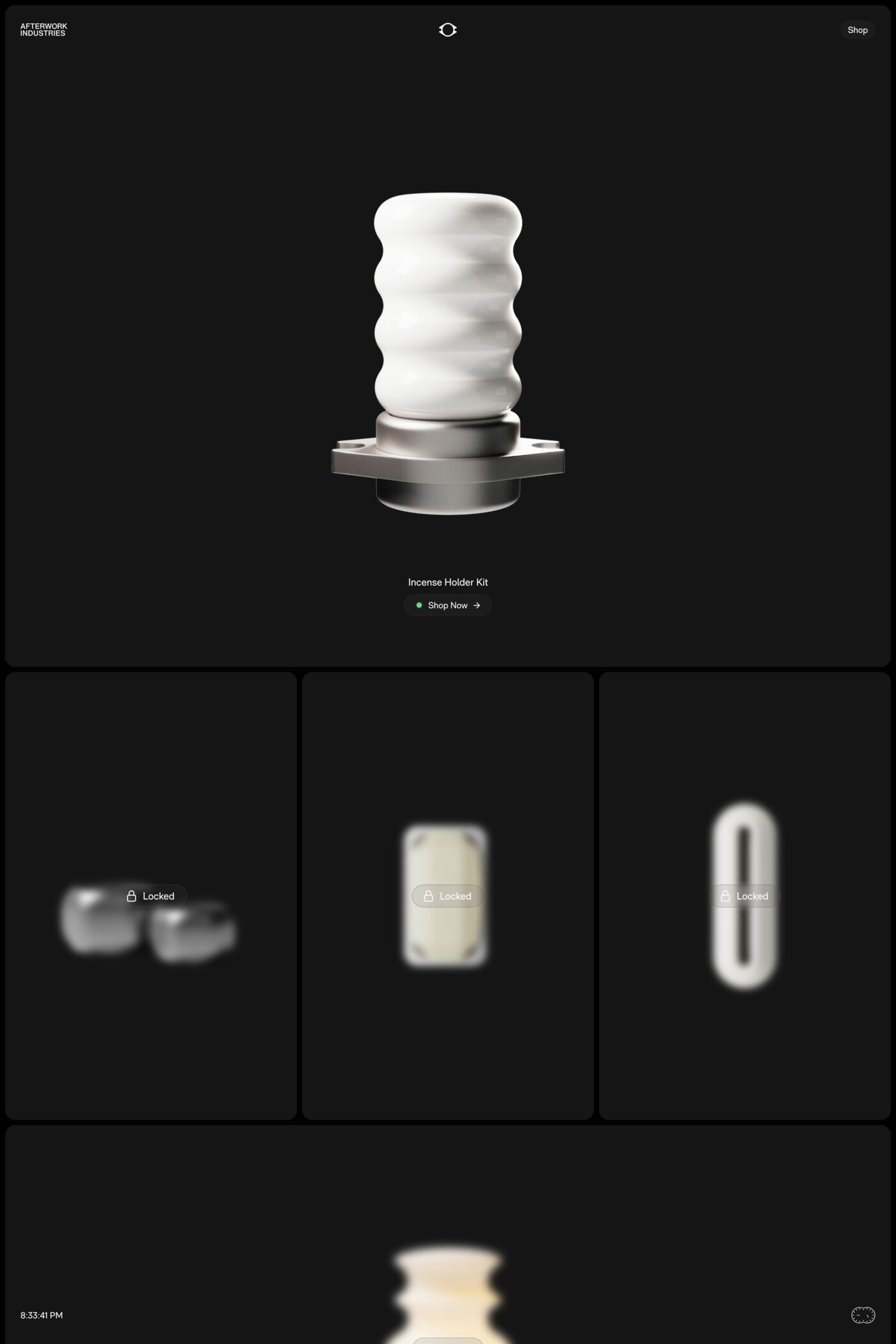 Afterwork Industries website screenshot