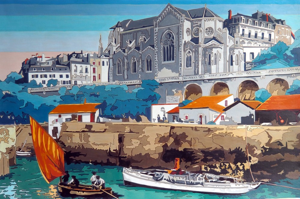 Biarritz, le port des pêcheurs - 1000€